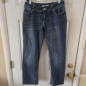 Stetson Women No 214 City Trouser Denim blue Jeans Wide Leg Size 10 (30x28) 90s
